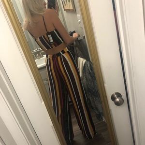 Nasty gal striped set NWT